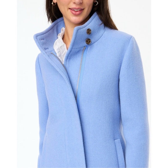 J. Crew City Coat in light blue
Size 12, brand new with tags - Picture 3 of 4